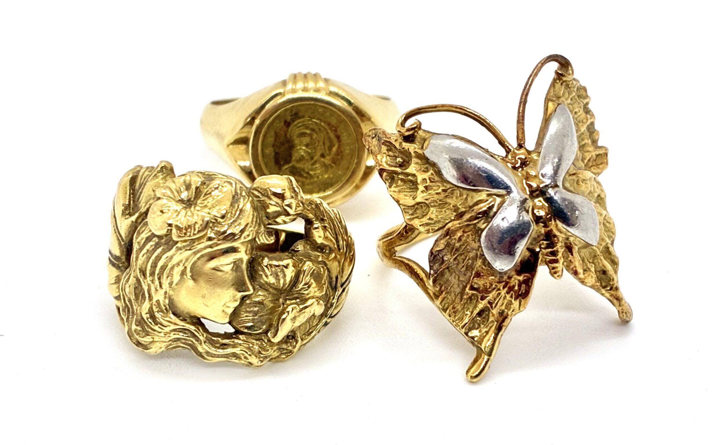 18金 リング 18金/プラチナ コンビリング