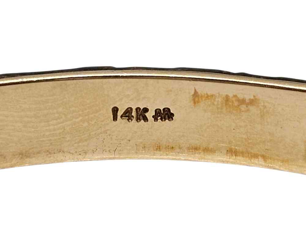 ハワイアンジュエリー 14K バングル 刻印