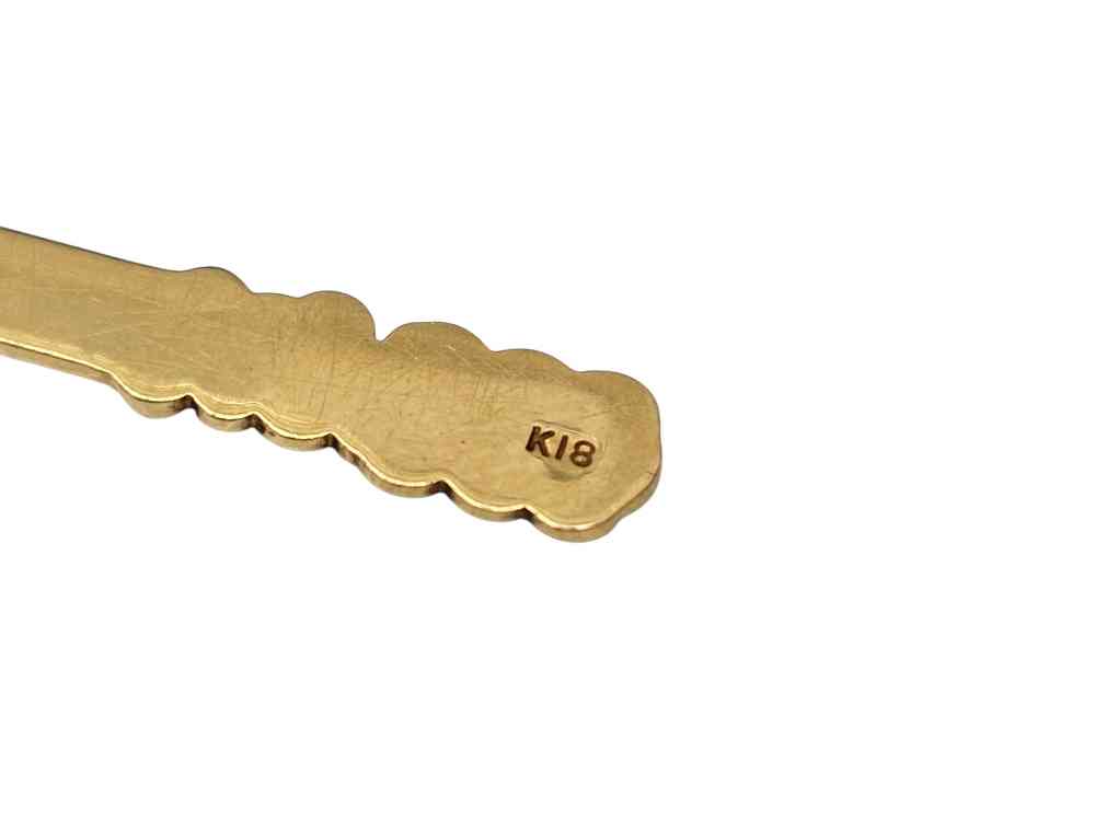 K18 耳かき 刻印