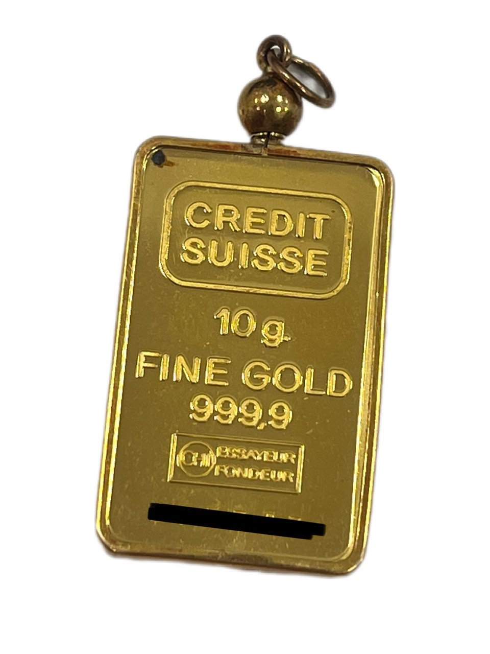 スイスバンク/インゴット/10g ペンダントトップ