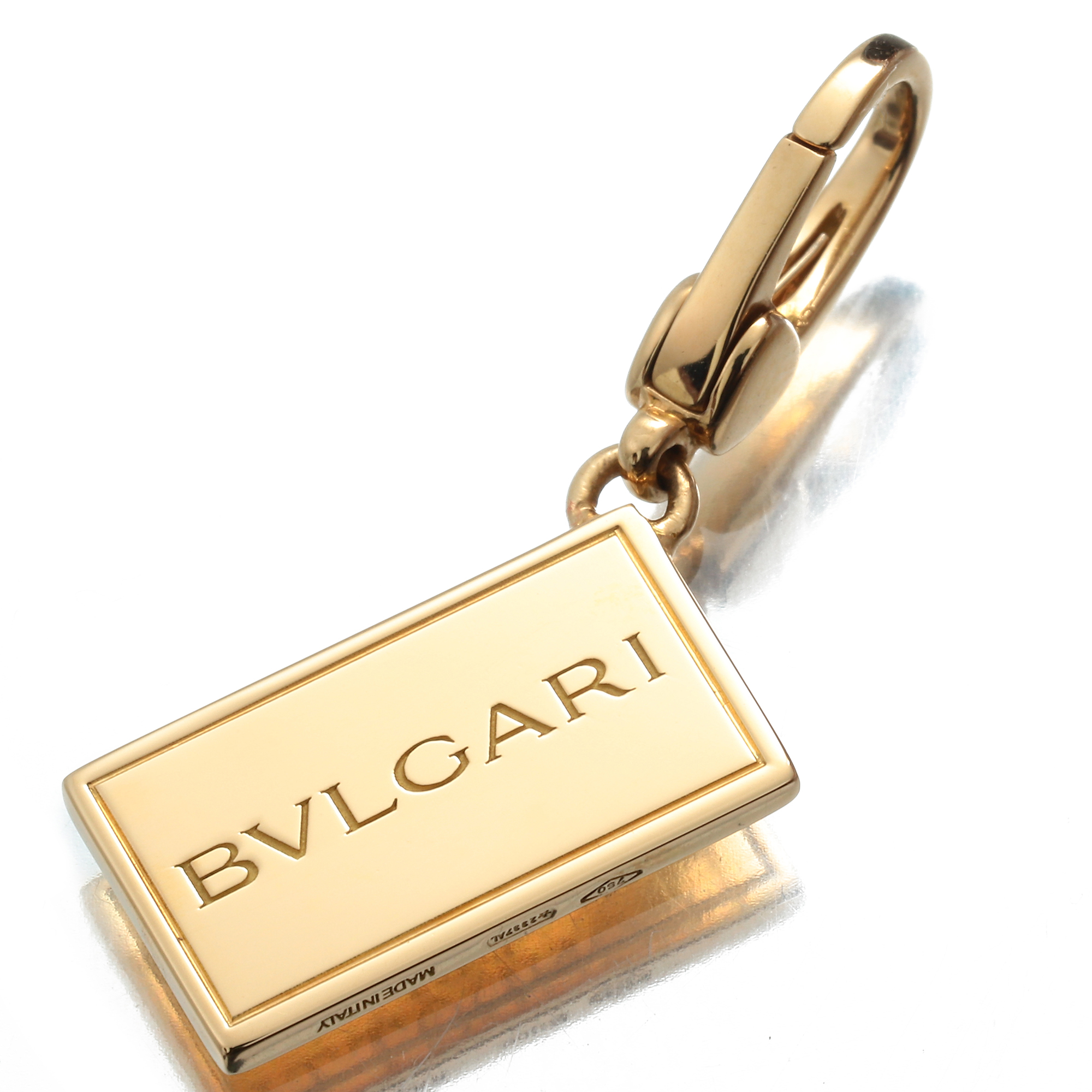 ブルガリ ロゴプレート 18金