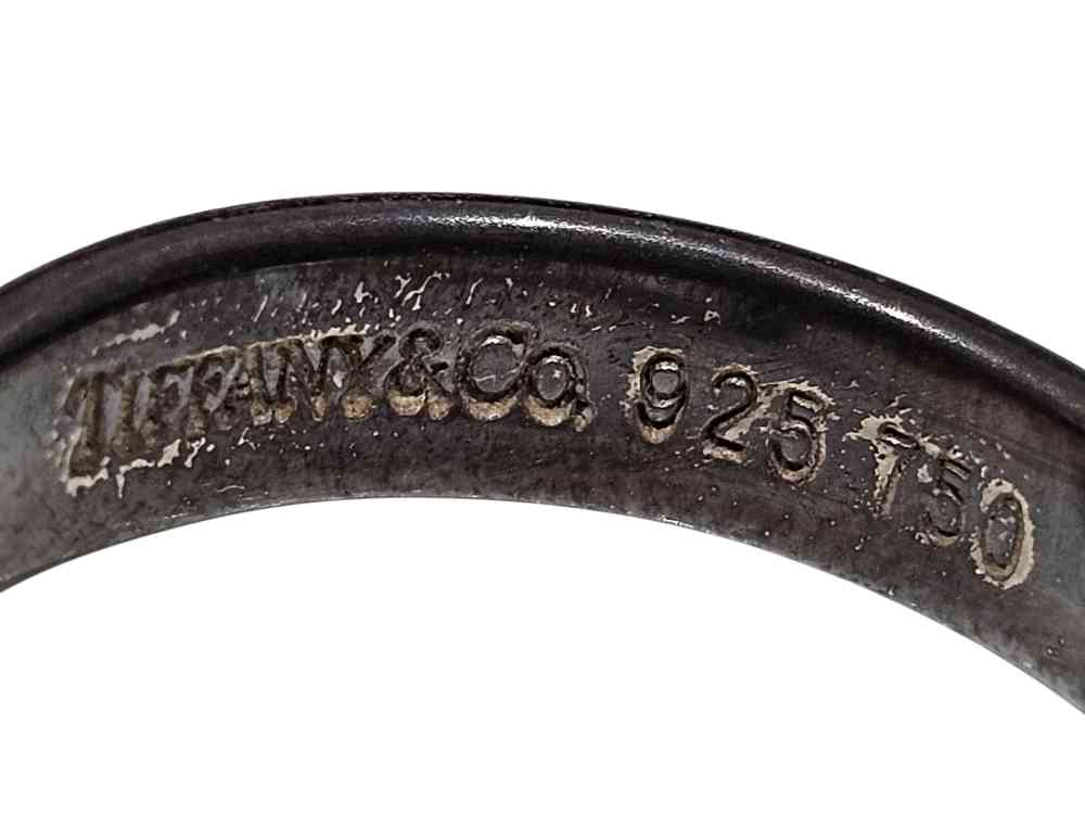 Tiffany & Co. フック＆アイ バングル リング 刻印