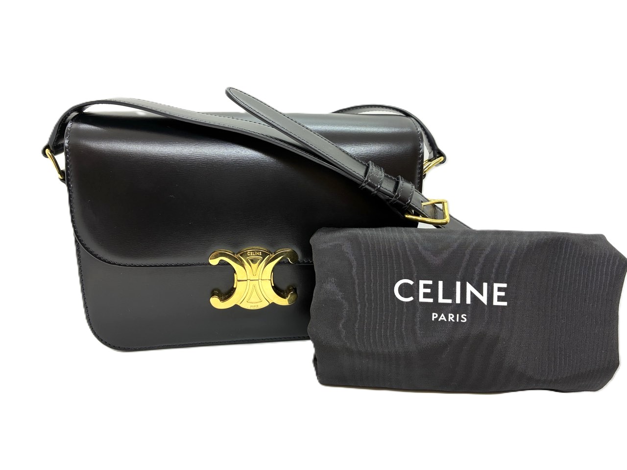 トリオンフ　レザー　黒