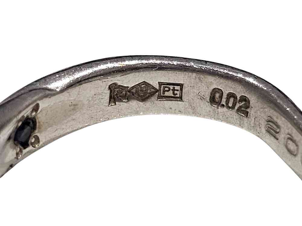 Pt1000 リング 刻印