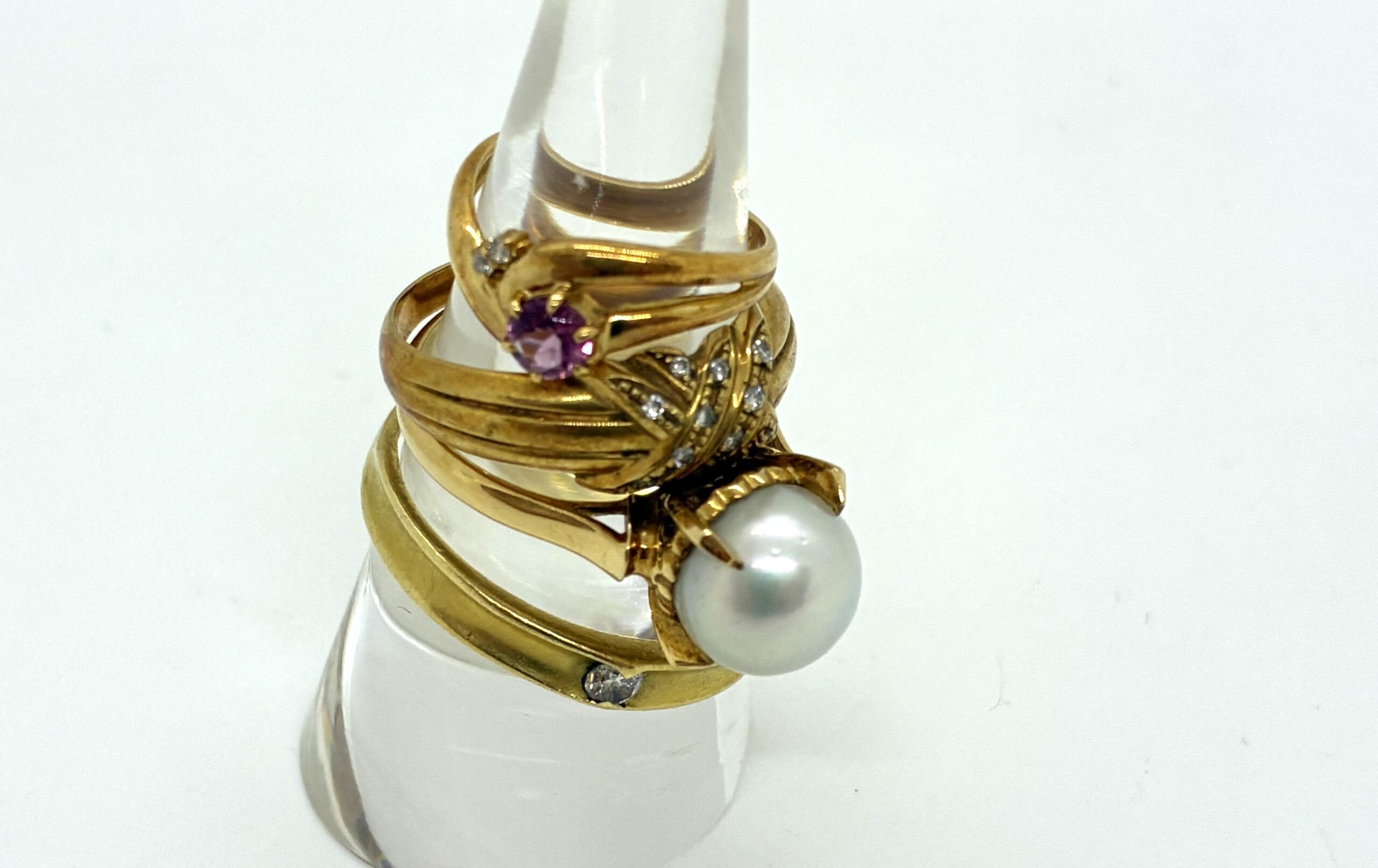 K18ファッションリング