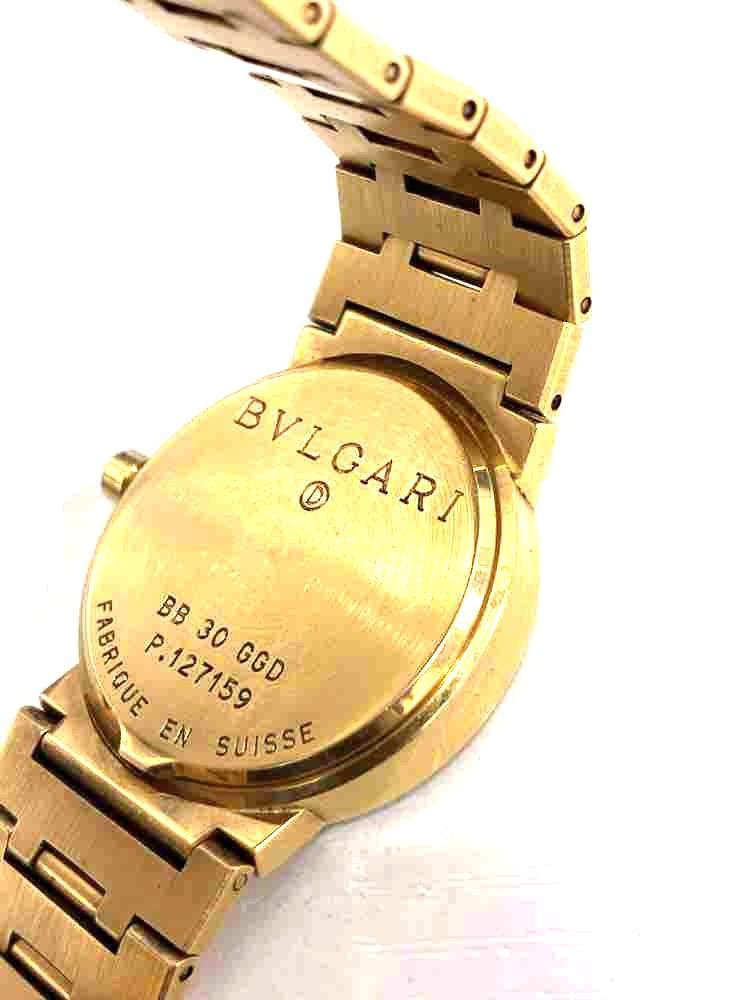 BVLGARIの金無垢時計