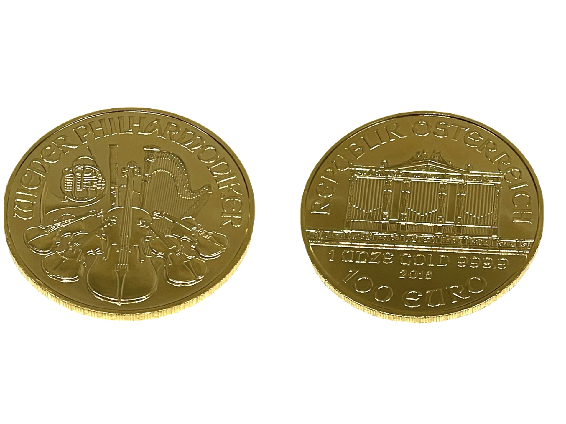 999.9　ウィーン・フィルハーモニー 1オンス金貨