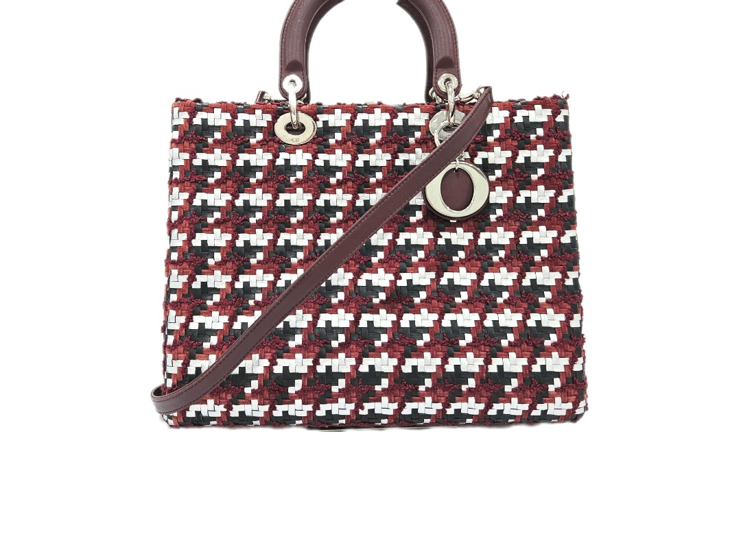 Diorレディディオール ツイード2wayハンドバッグ