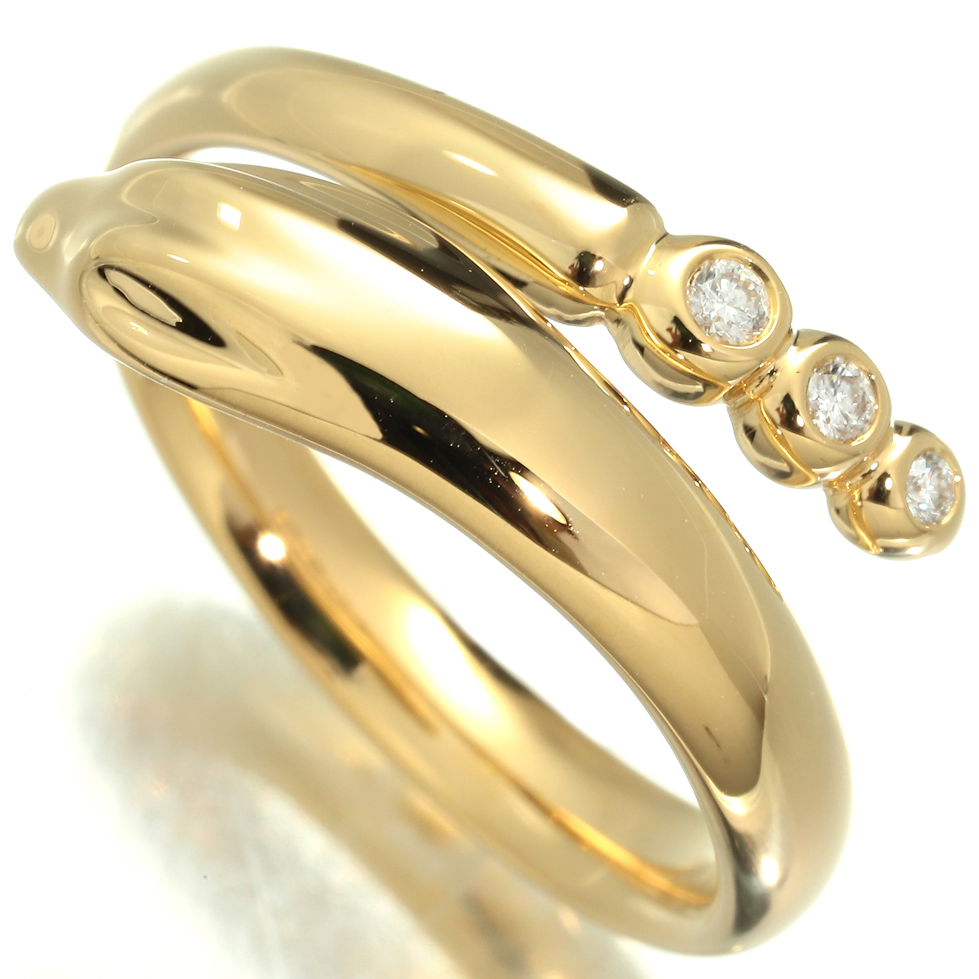 ティファニー スネークモチーフ ダイヤリング