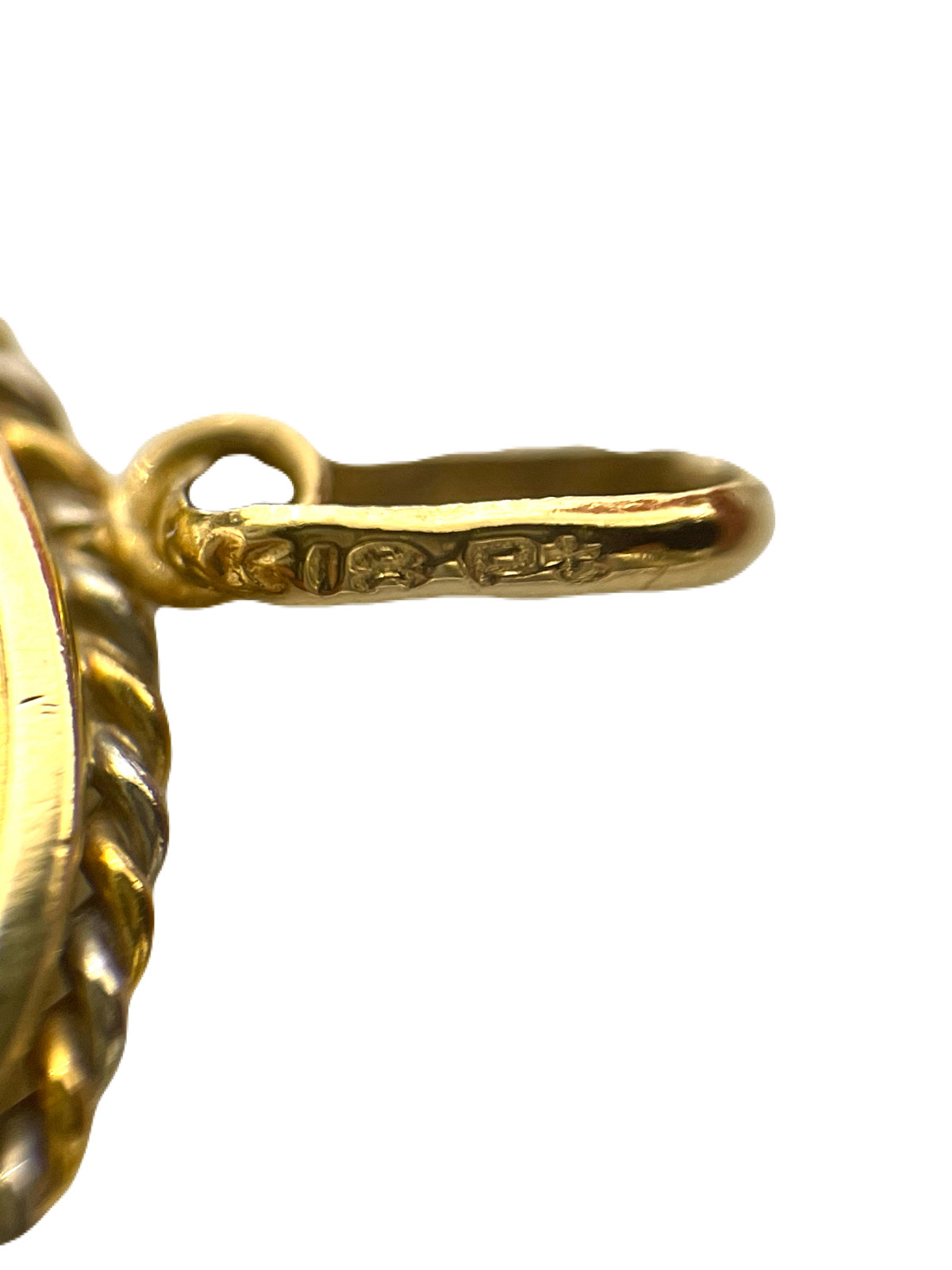 K24 メイプルリーフ金貨 1/4oz　枠：K18 Pt