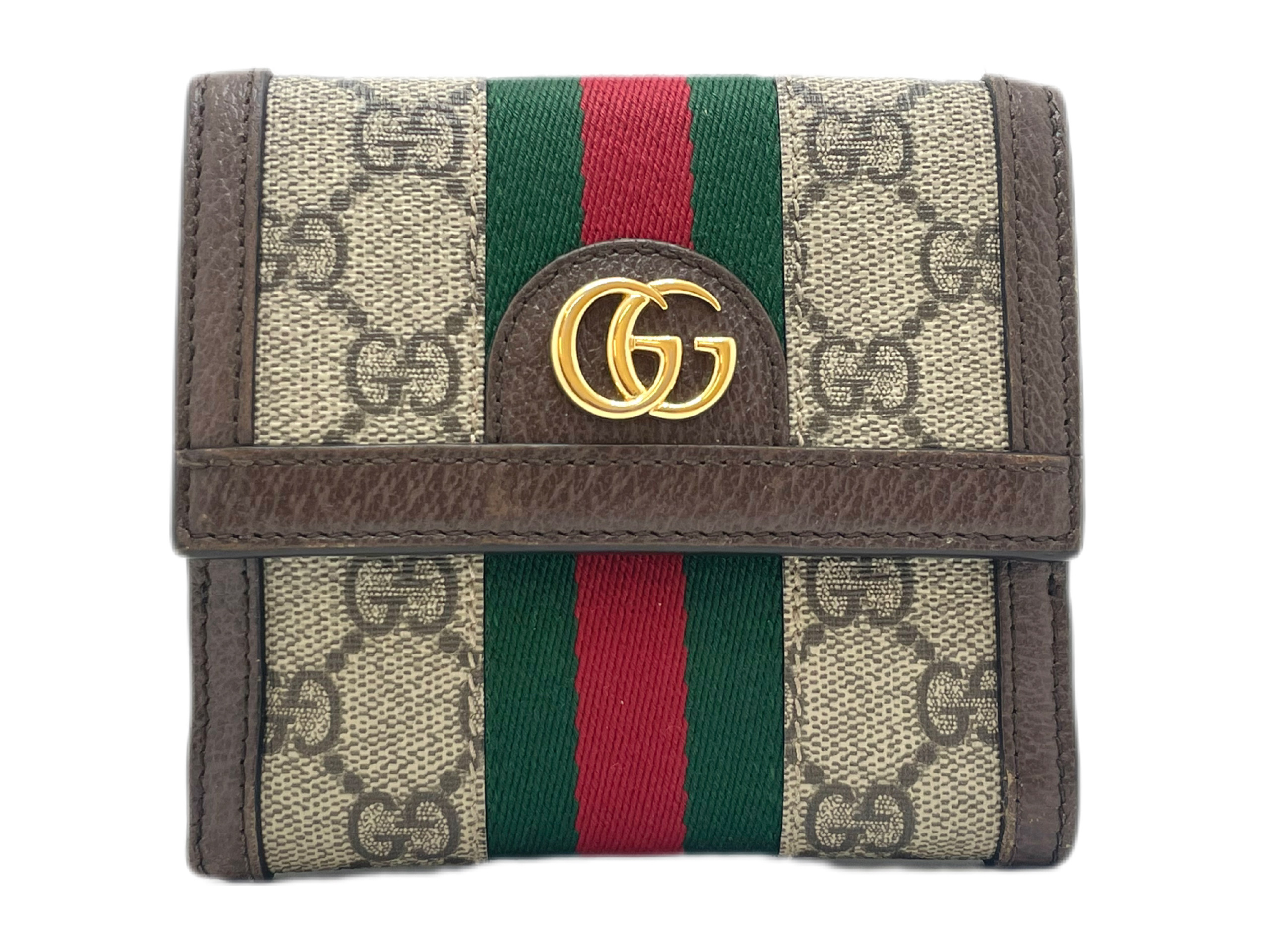 GUCCI シェリーライン オフィディア 二つ折り財布/523173