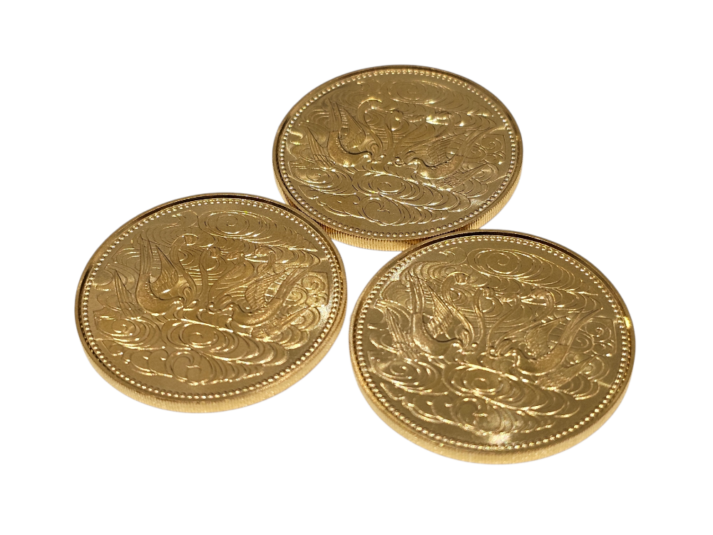 天皇陛下御在位60年記念 10万円金貨