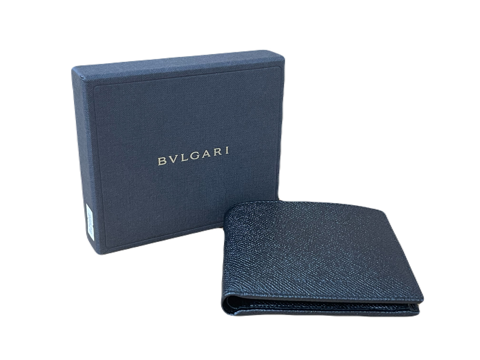 BVLGARI ブルガリ レザー ロゴ 二つ折り財布