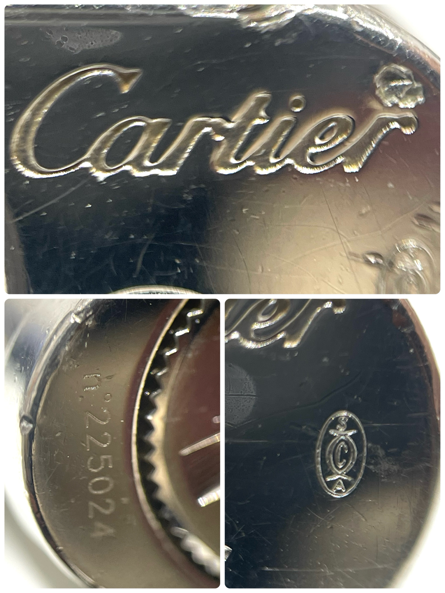 Cartier　ガスライター　C ドゥ　デコール