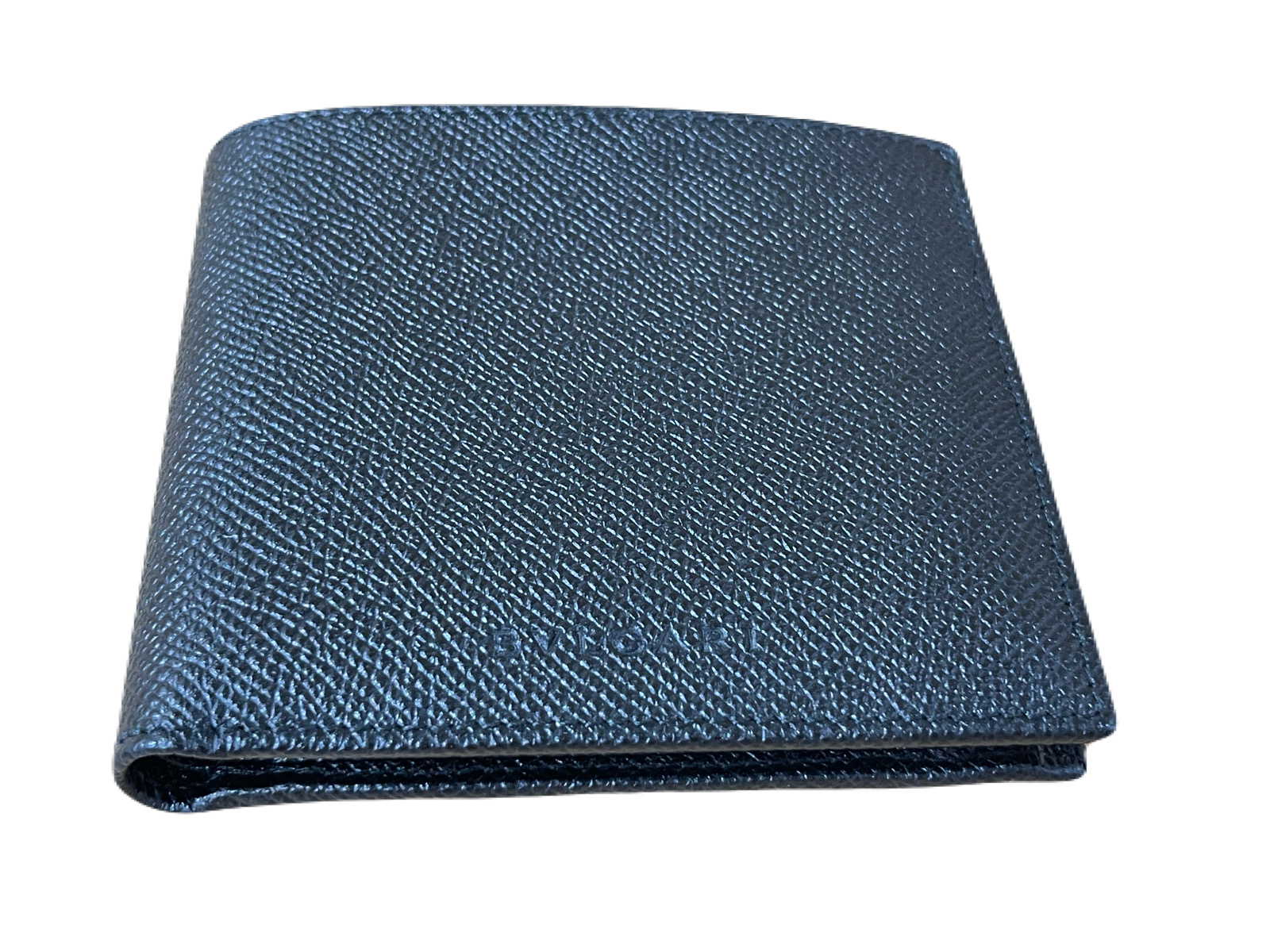 BVLGARI ブルガリ レザー ロゴ 二つ折り財布