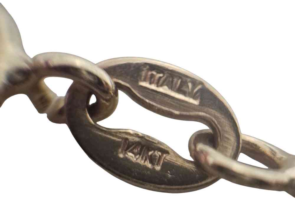 14KT ネックレス 刻印