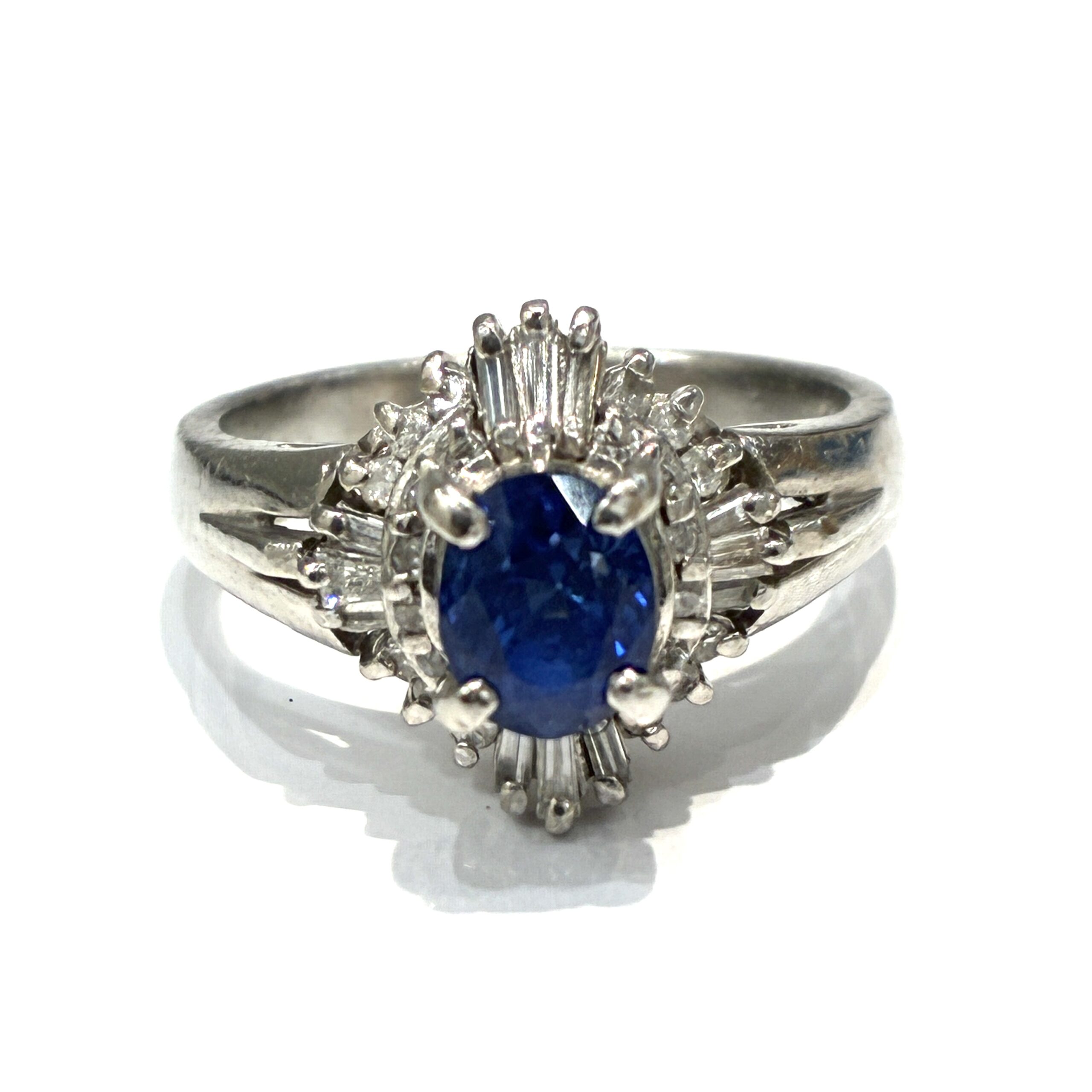 サファイア ダイヤモンド プラチナ Pt900 貴金属 ジュエリー 買取 高価買取