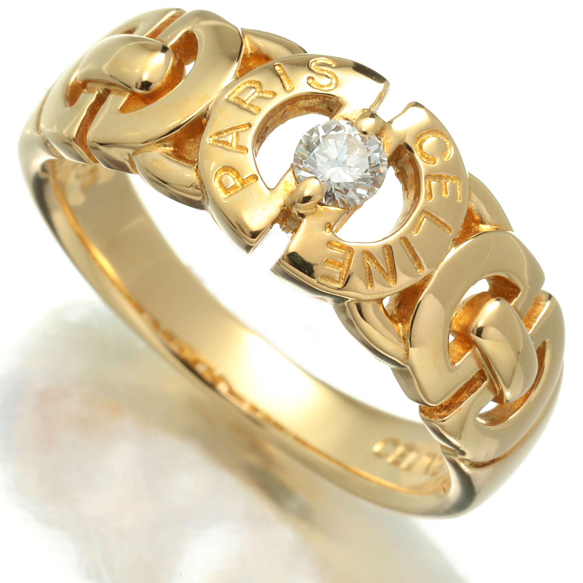 セリーヌ ダイヤリング 18金