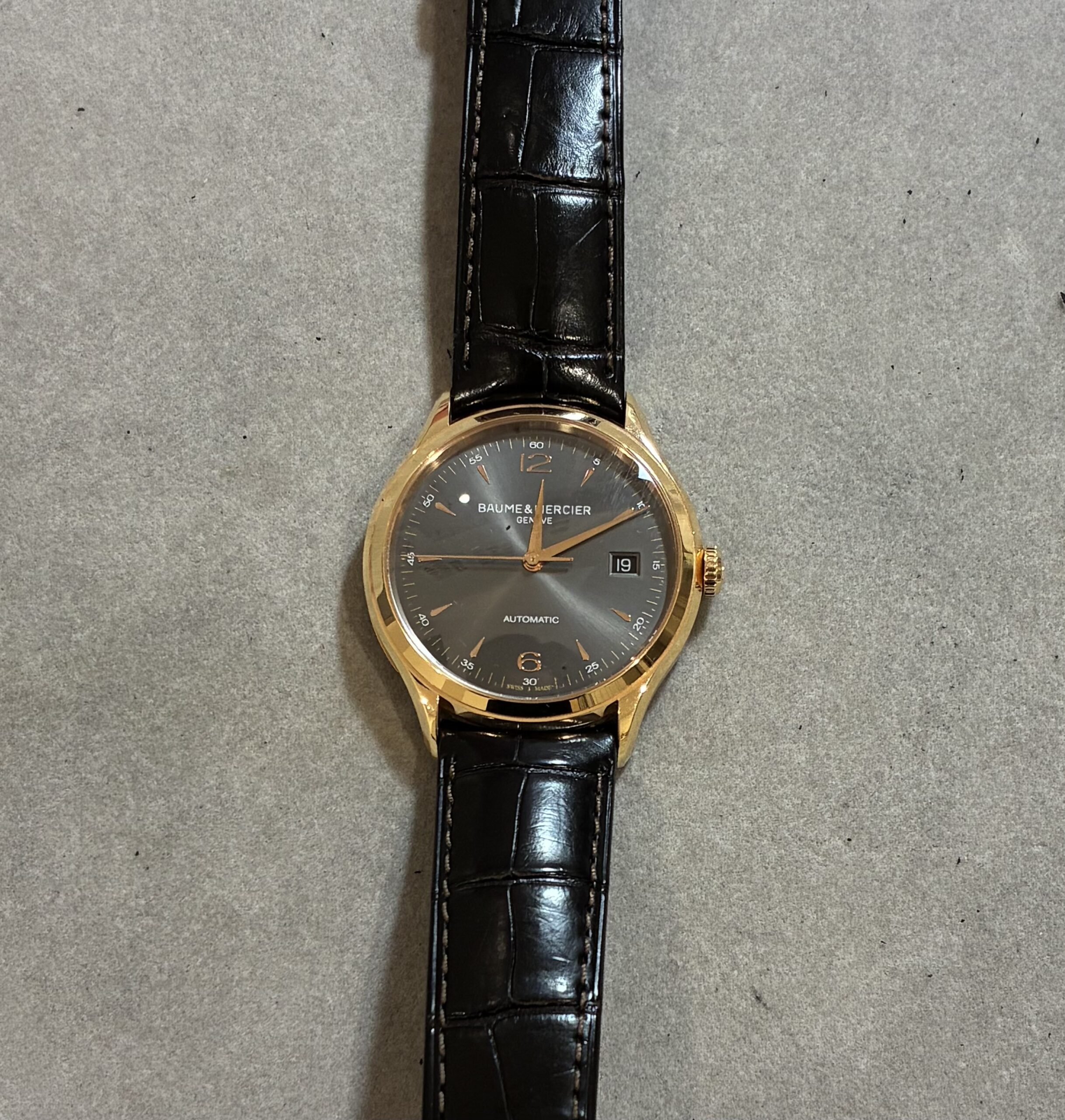 ボーム&メルシエ クリフトン 金時計 K18 買取 高価買取