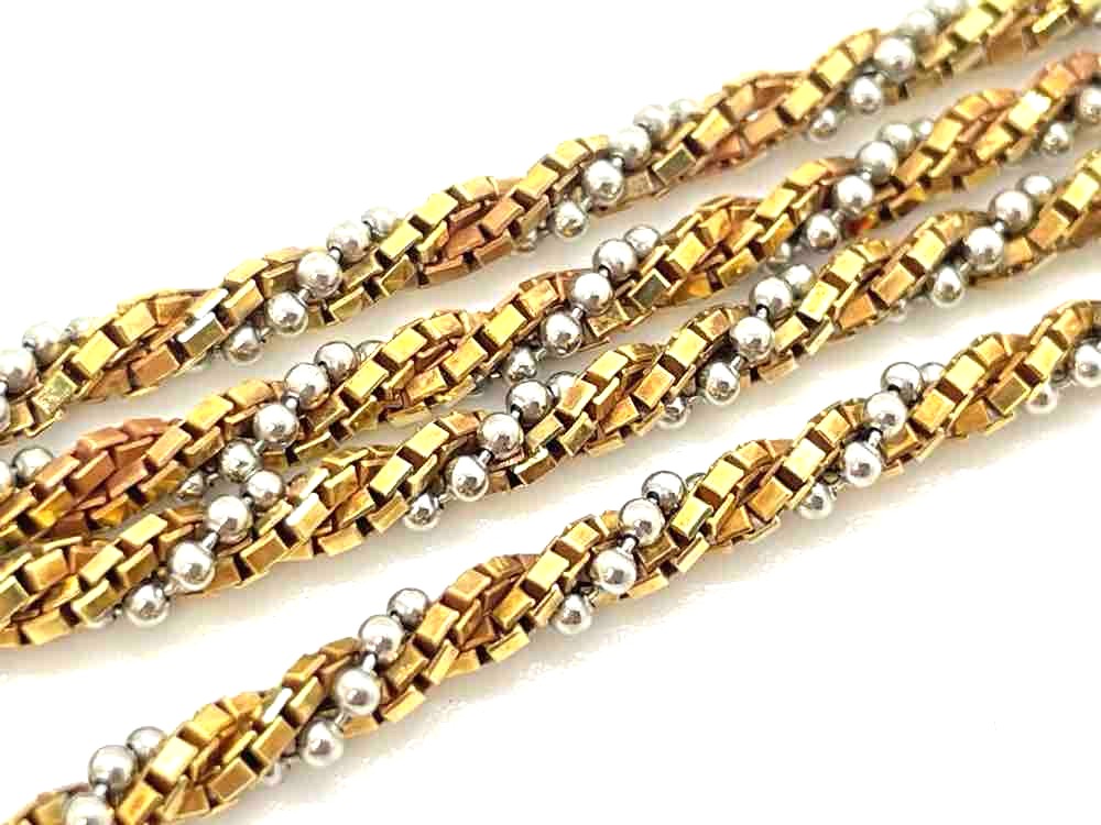 K18ネックレスとブレスレット