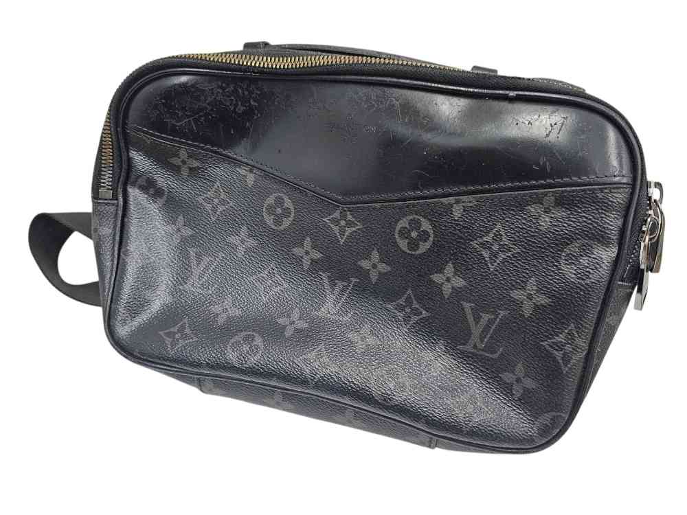 Louis Vuitton モノグラムエクリプス バムバッグ M42906