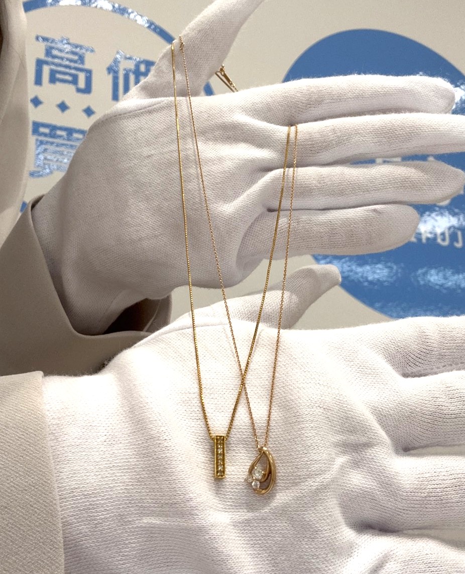 K18 ダイヤモンド ネックレス