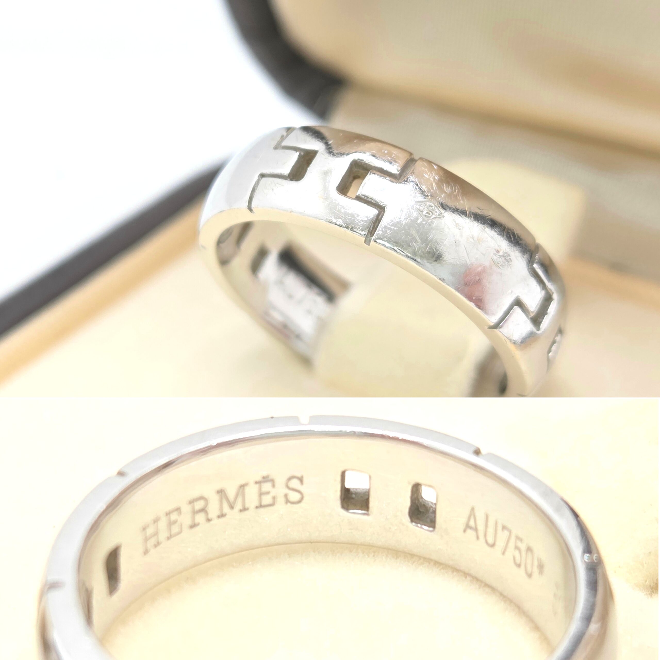 HERMES ヘラクレス リング/750WG