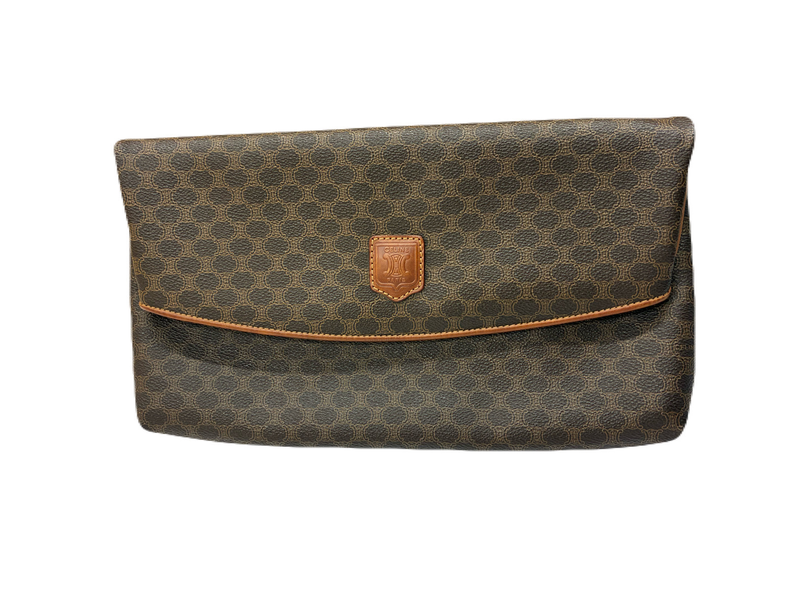 CELINE マカダム柄 クラッチバッグ