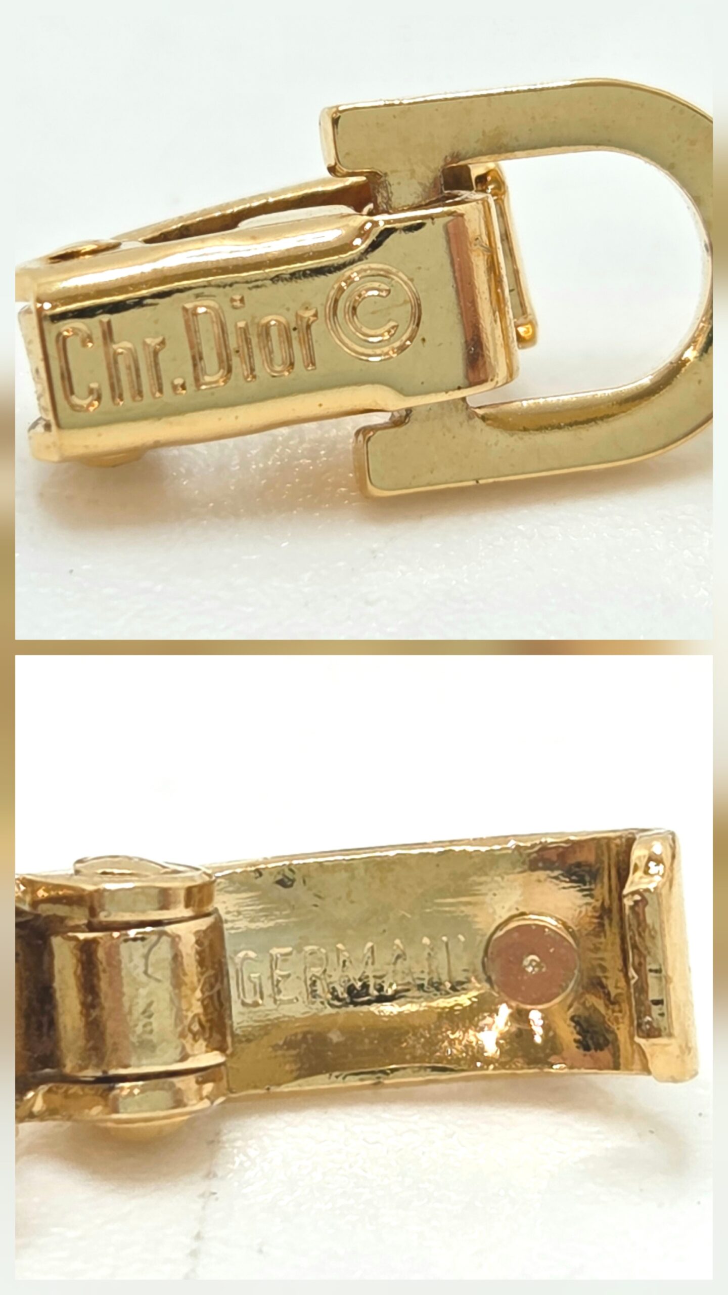 Dior/ディオール CDロゴ ブレスレット GPゴールド