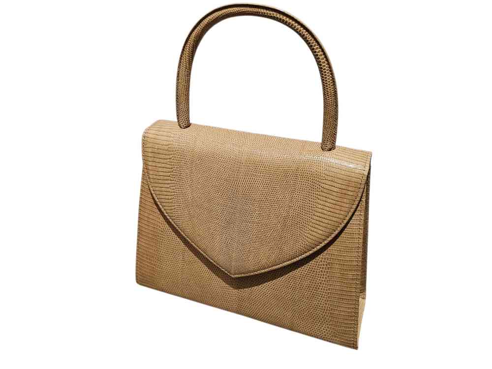 YEVSAINTLAURENT トカゲ革 ハンドバッグ