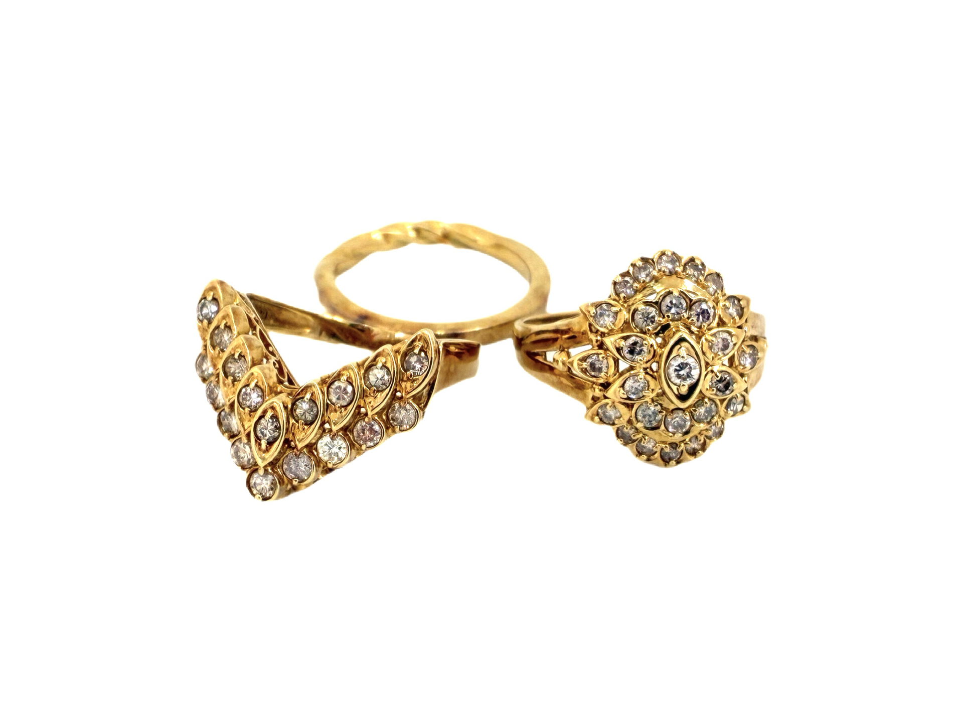 ゴールドジュエリー　ダイヤモンド