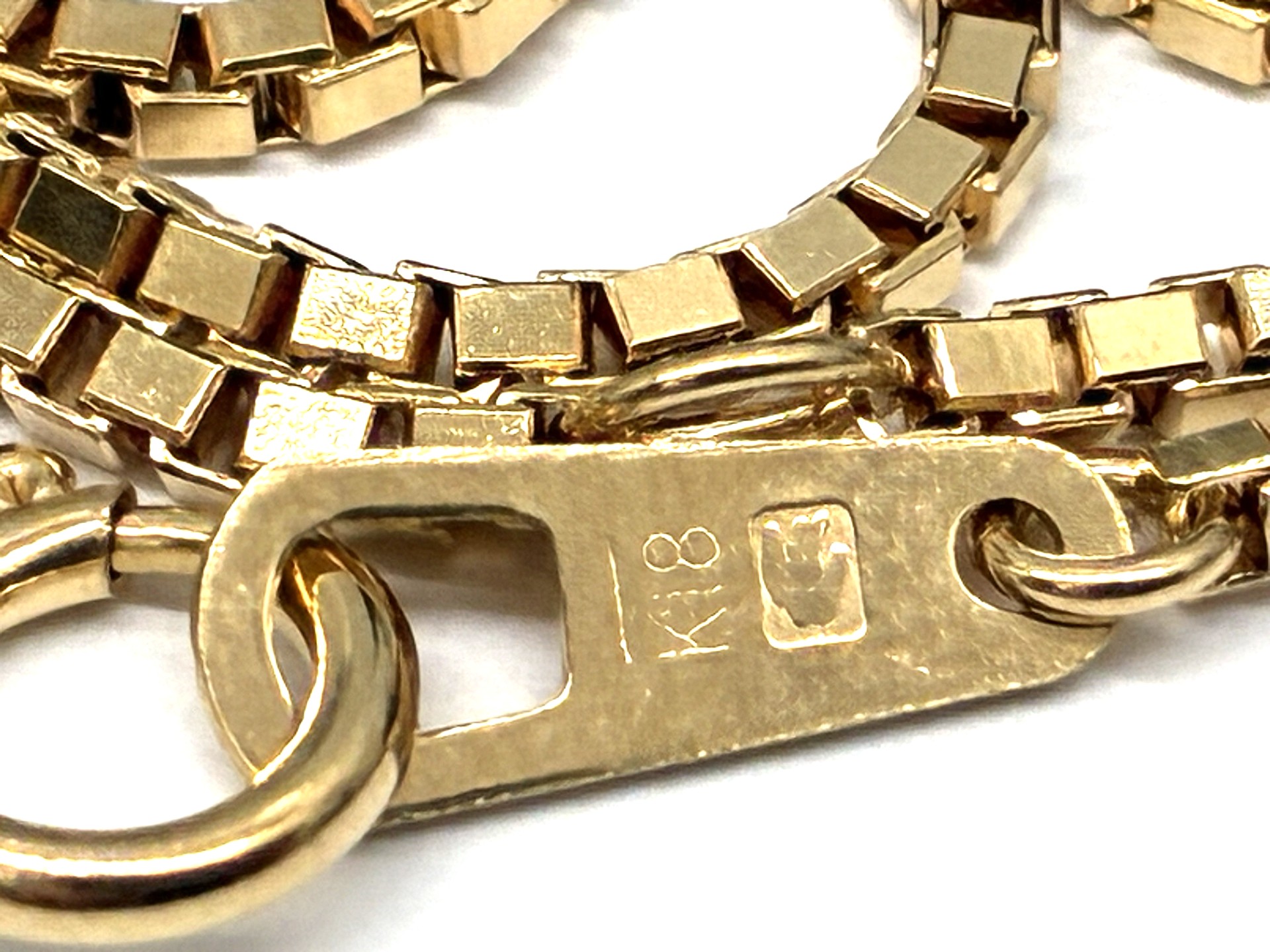 K18 ベネチアンチェーンネックレス