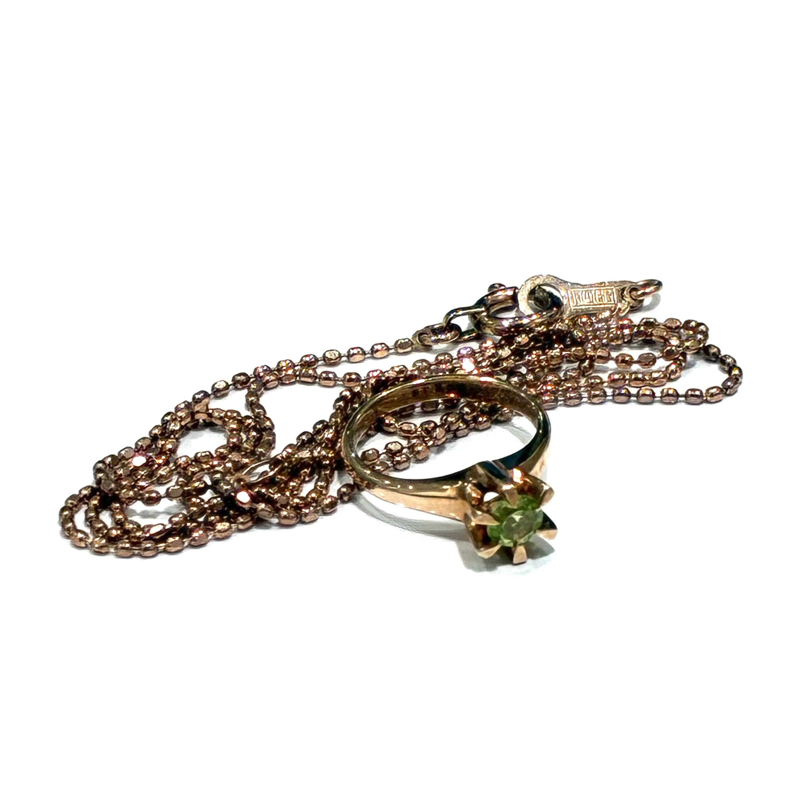 金 ピンクゴールド K10 PG ネックレス リング 買取 高価買取