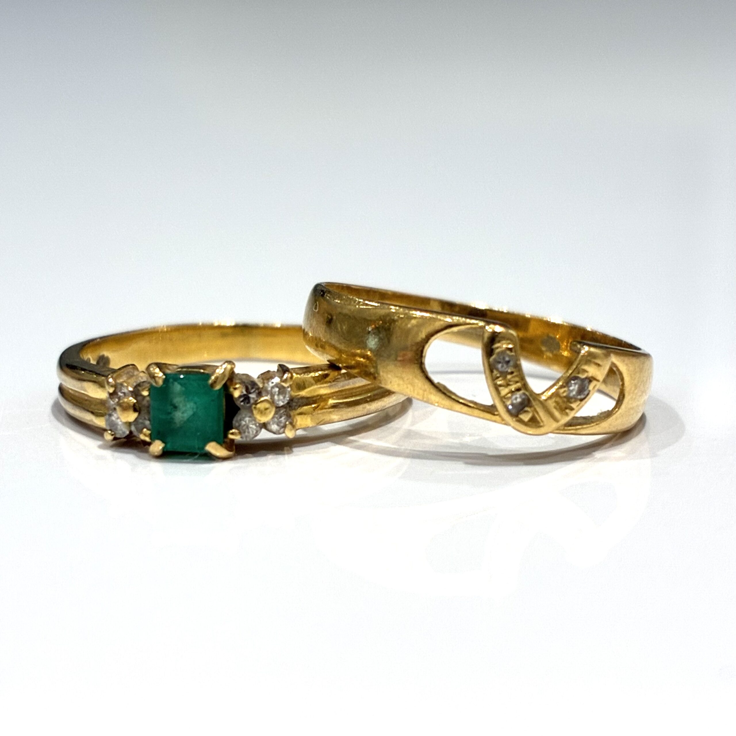 ジュエリーマキ 貴金属 ジュエリー 金 K18 色石 ブランド エメラルド ダイヤモンド 買取 高価買取