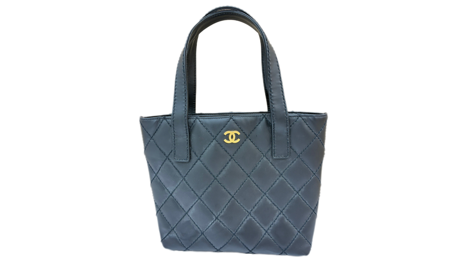 CHANEL/シャネル　ココマーク　キルティング　ミニトート