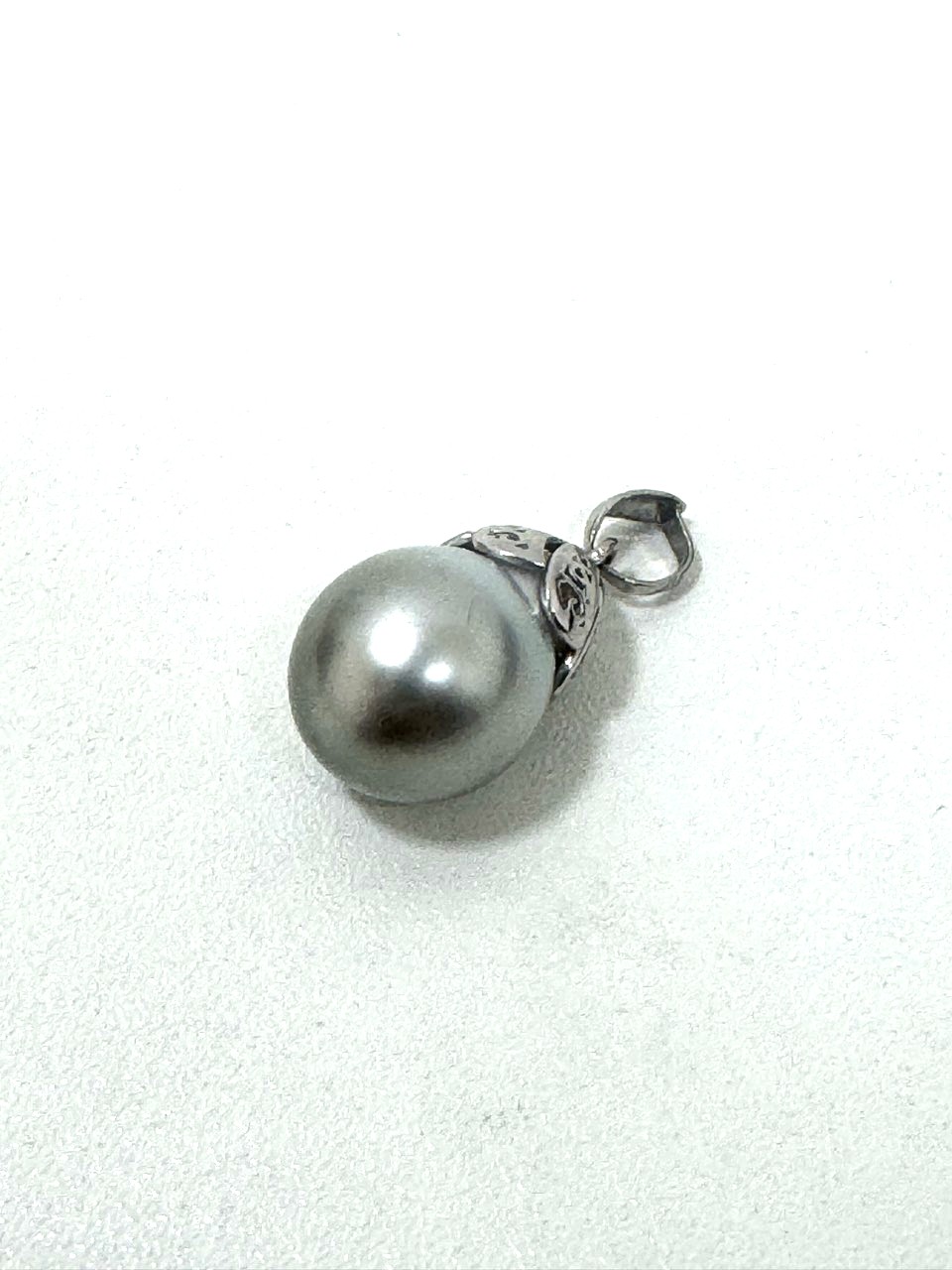Pt900 パール付ペンダントトップ