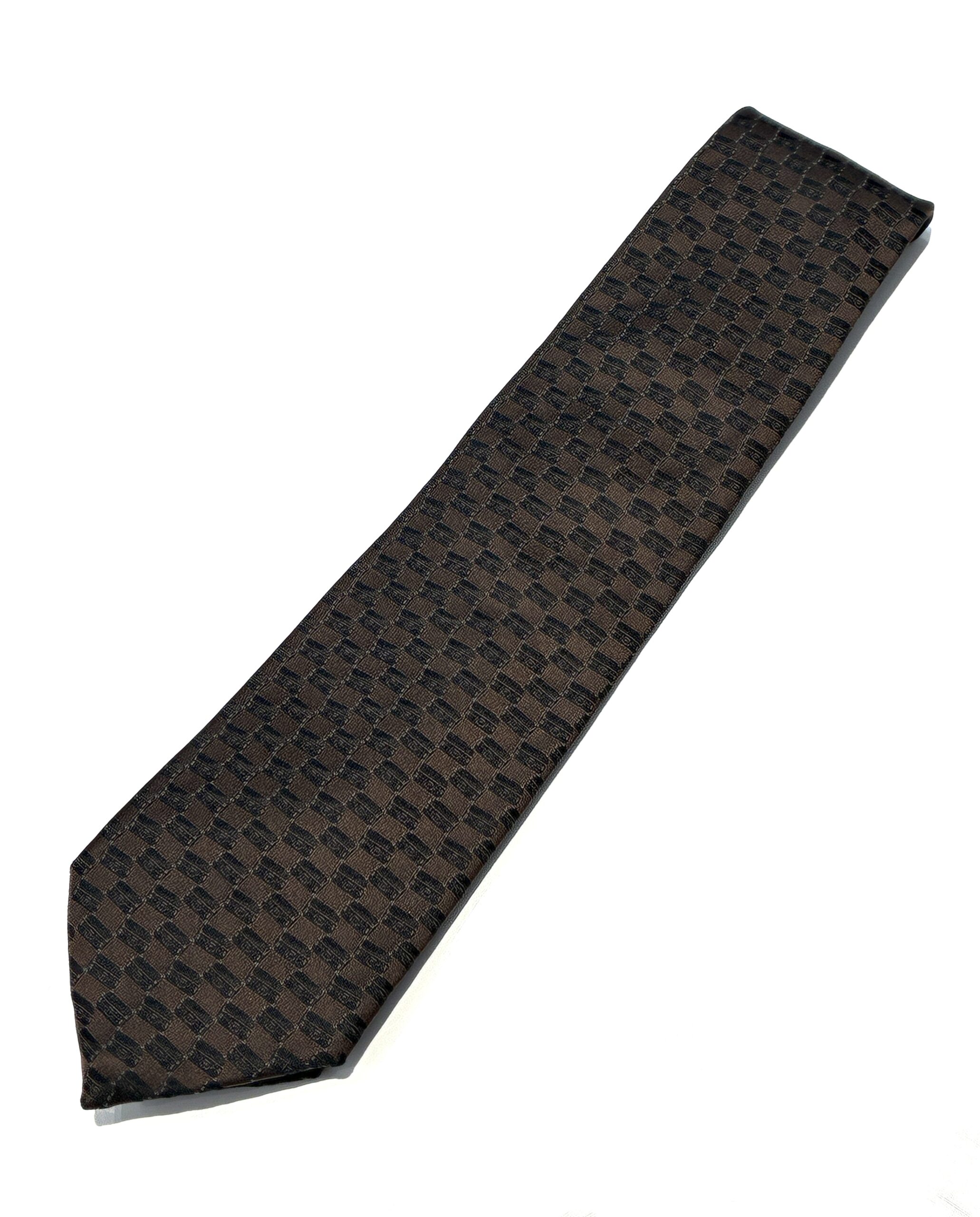 Louis Vuitton　トランクモノグラム　ネクタイ