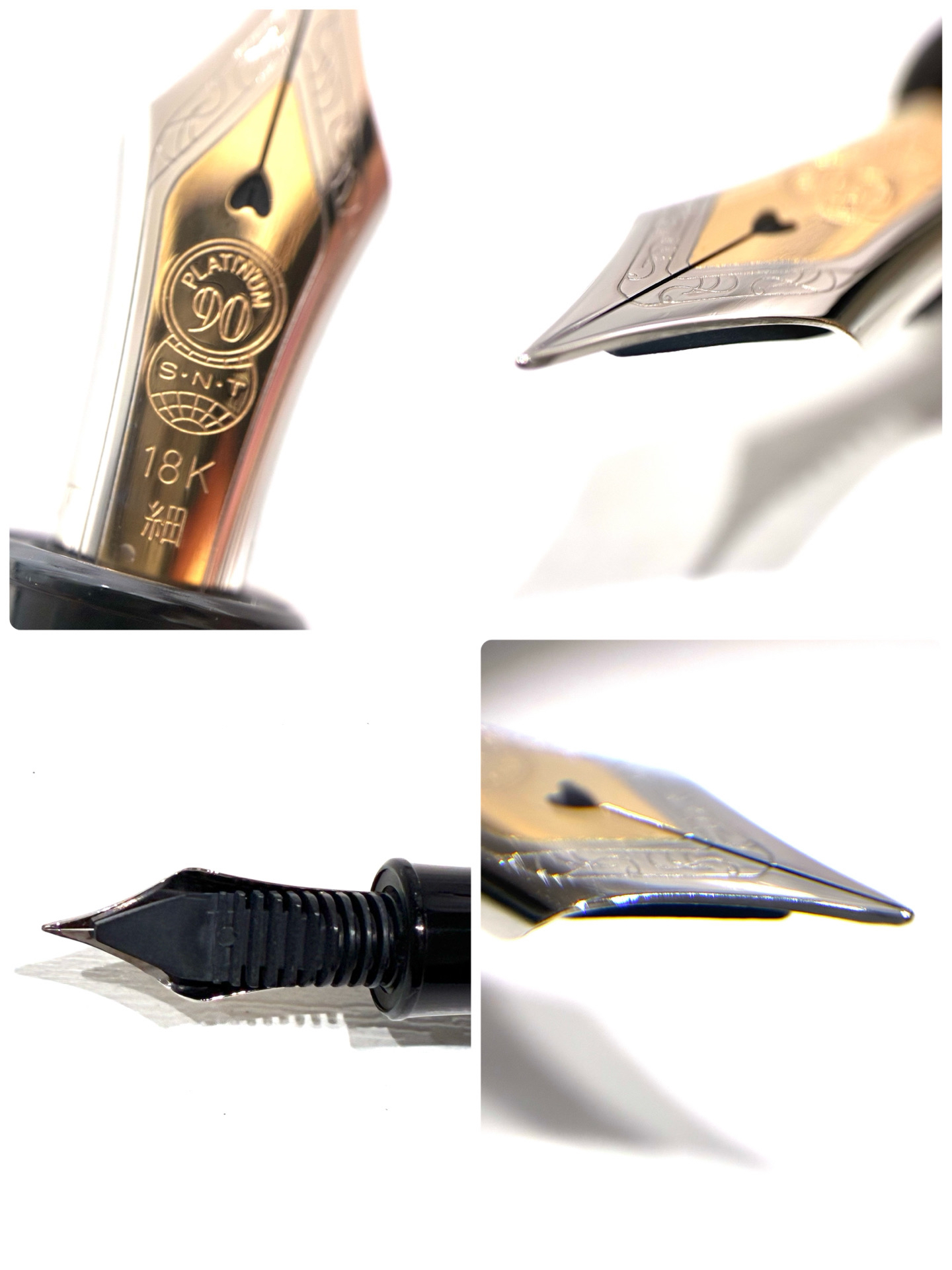 PLATINUM プラチナ万年筆 センチュリー 90 細（F） 18Kペン先