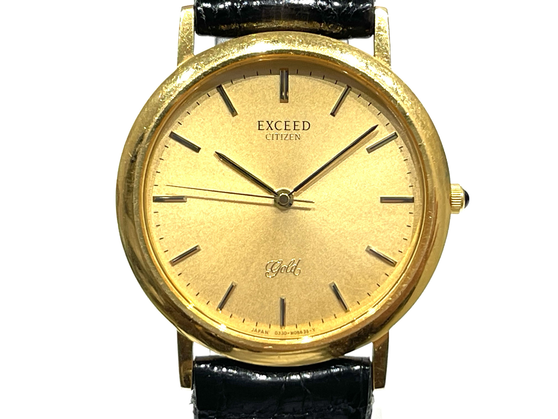CITIZEN EXCEED 0330-H04953 （18K/750刻印）