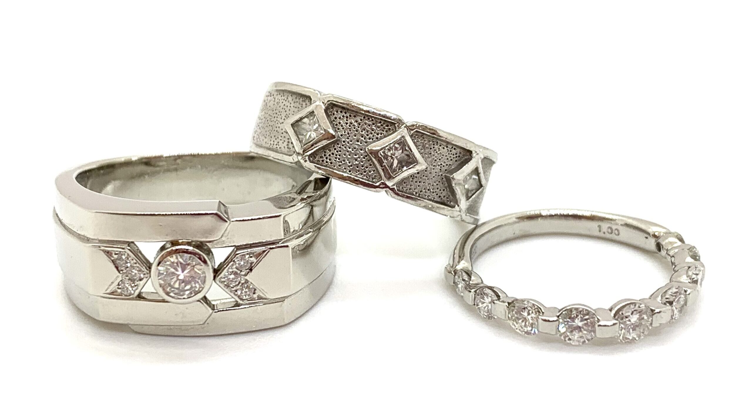 プラチナ900　PT900　ダイヤモンドリング　