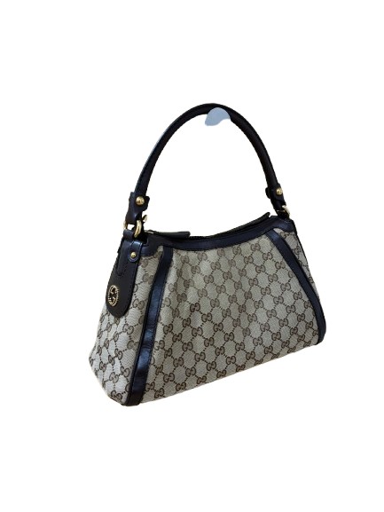 GGキャンバス ワンショルダーバッグ（型番：282298）ベージュ系カラー