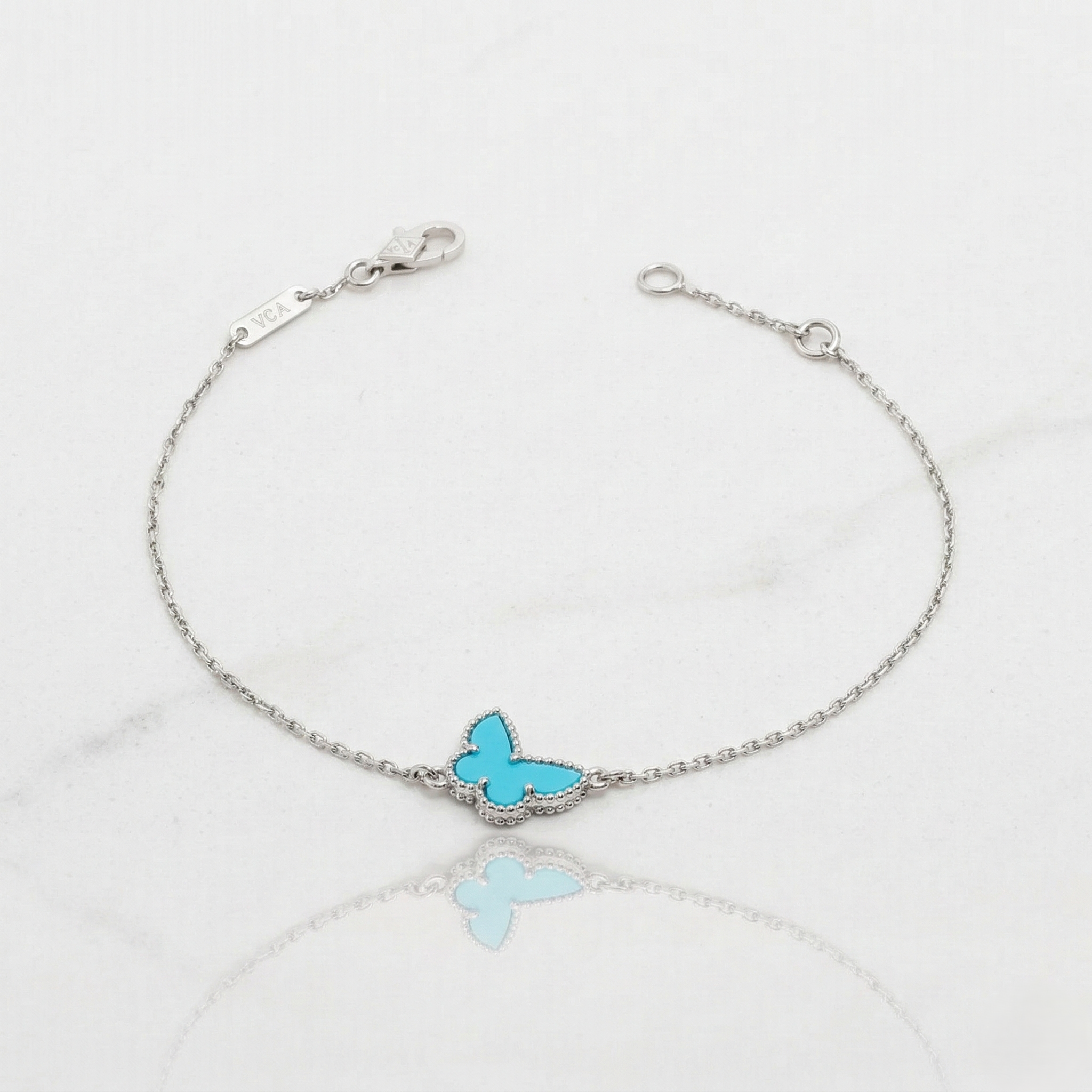 ヴァンクリーフ＆アーペル スウィートアルハンブラ パピヨン 18金