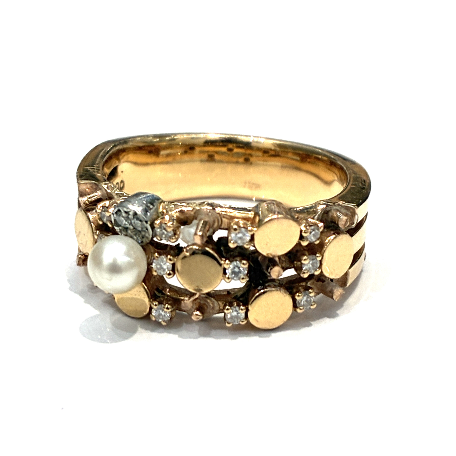 K18 貴金属 リング タサキ TASAKI イエロー ゴールド