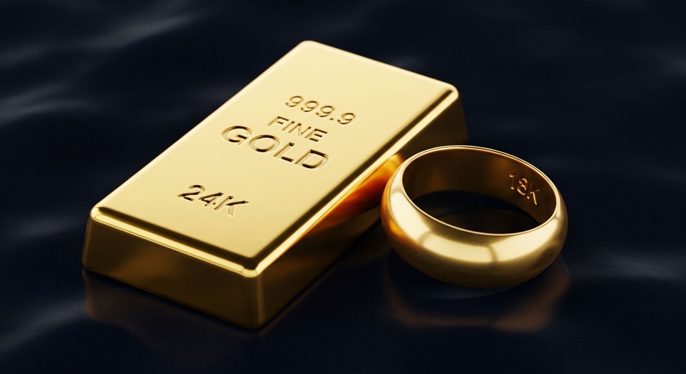 金の純度を理解する！24金・18金カラット早わかり講座