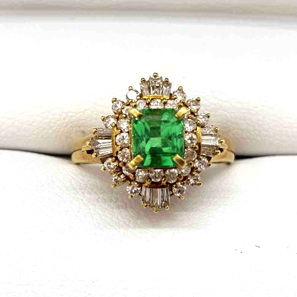 K18エメラルドリングお買取り💍✨【伊勢崎・前橋・玉村のお買取りはいちふじへ♬】