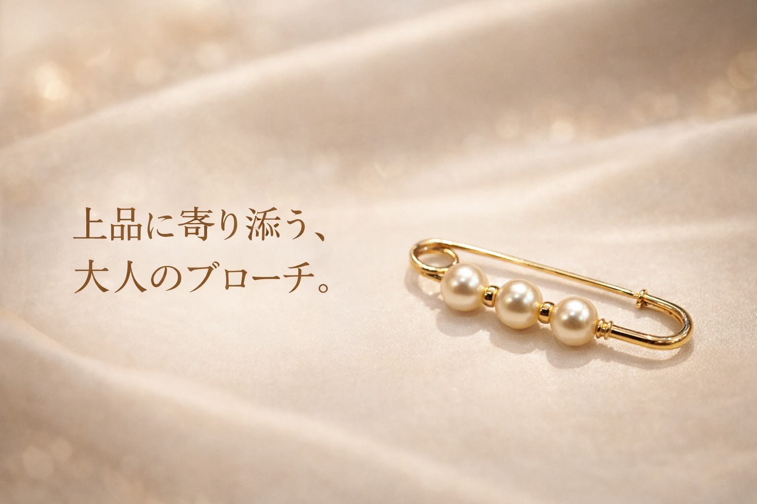 上品に寄り添う、大人の装い✨パール付きフィブラ型ブローチをお買取り✨【蒲郡市・幸田町・幡豆町のお買取りは買取専門いちふじ アピタ蒲郡店へお越し下さい】