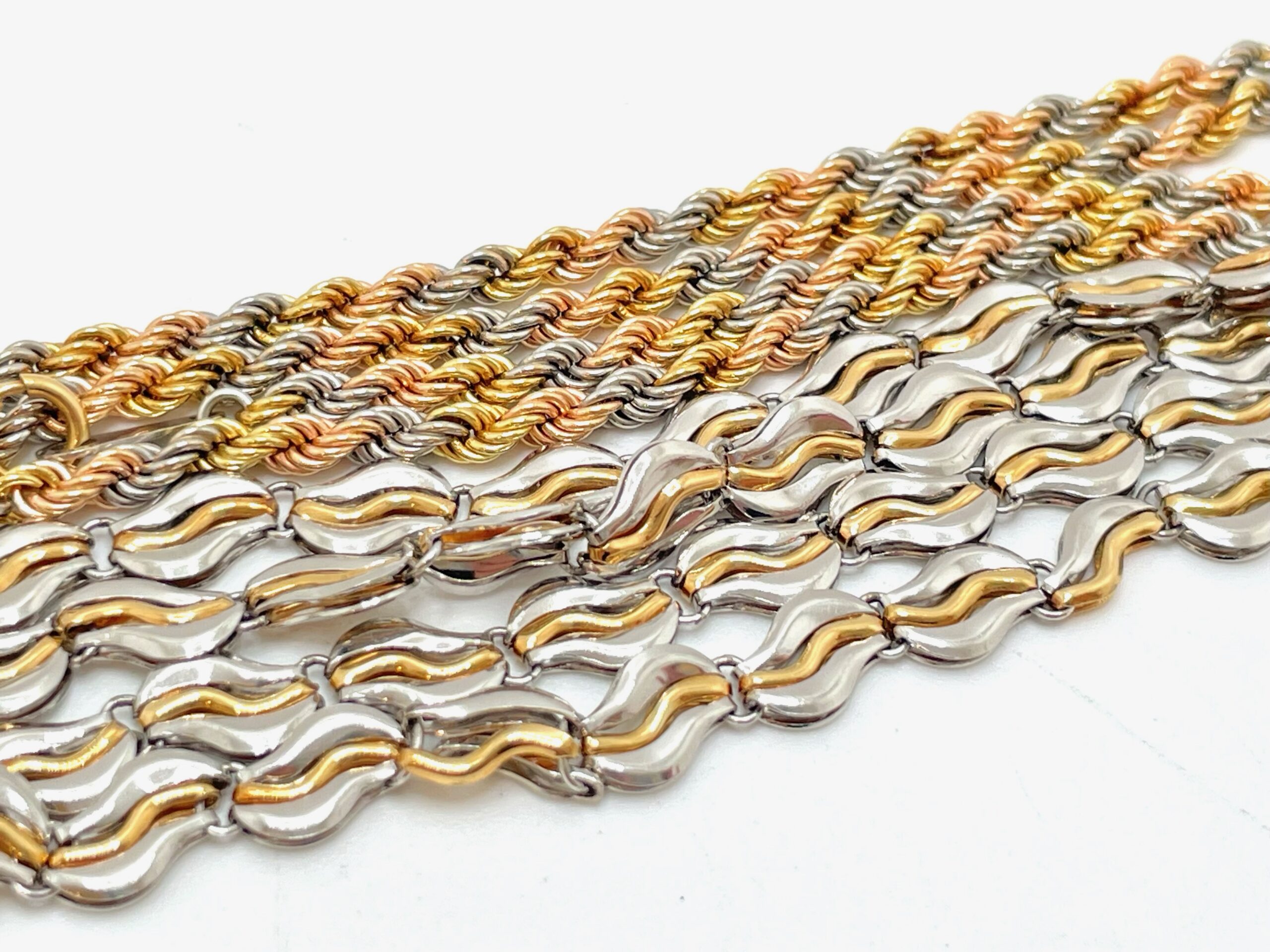 K18/Pt850コンビネックレス