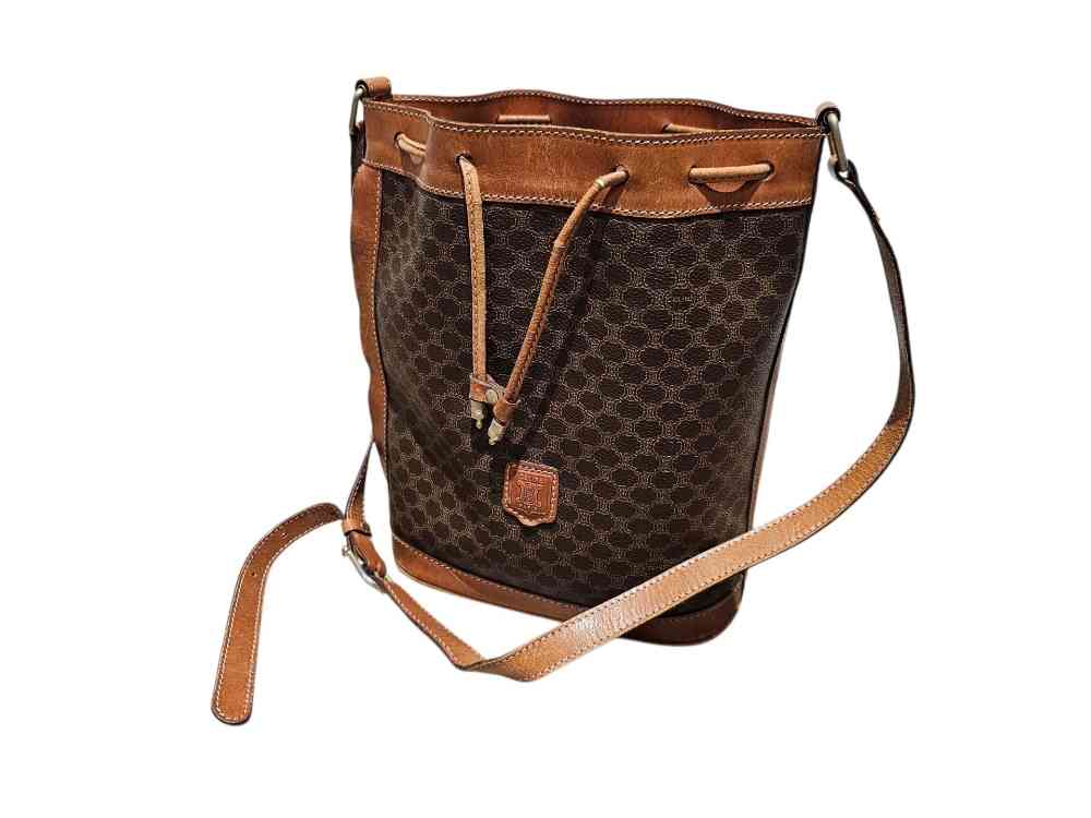 CELINE マカダム ショルダーバッグ