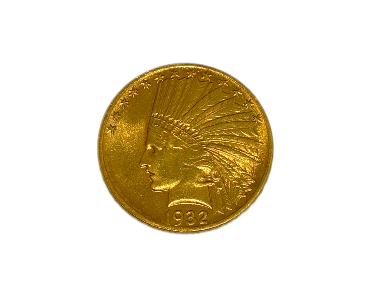 932年インディアンヘッド10ドル金貨
