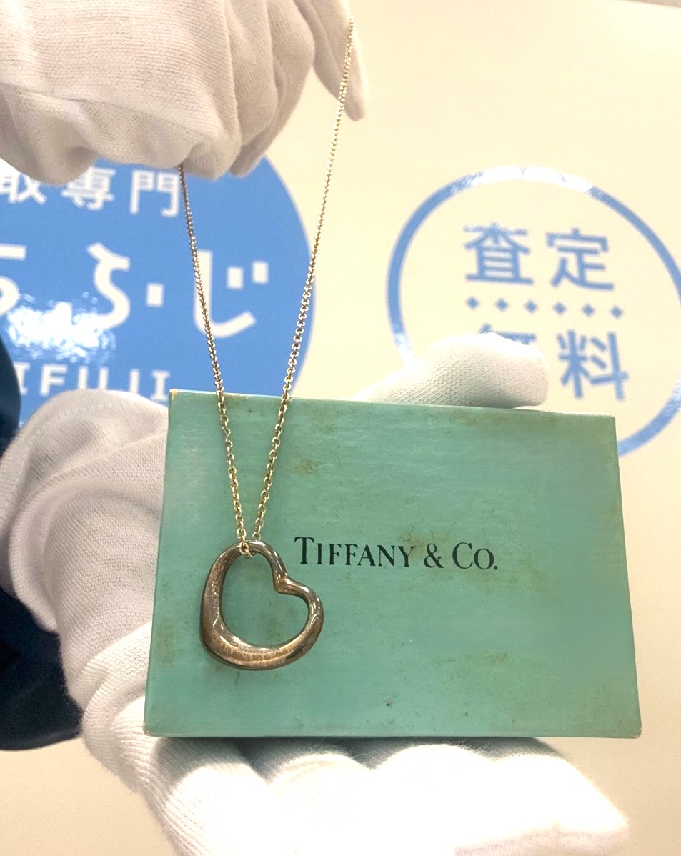 Tiffany ティファニー オープンハートネックレス